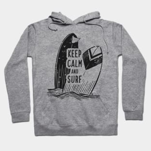 Keep Calm and Surf Hoodie